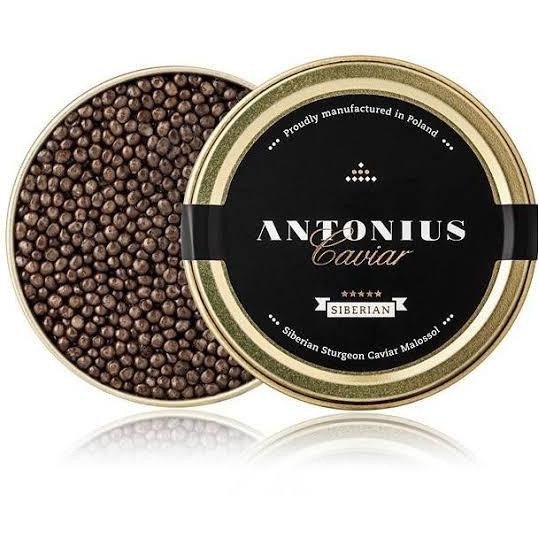 

Antonious Premium Caviar Siberian Sturgeon and Oscietra 5 star grade