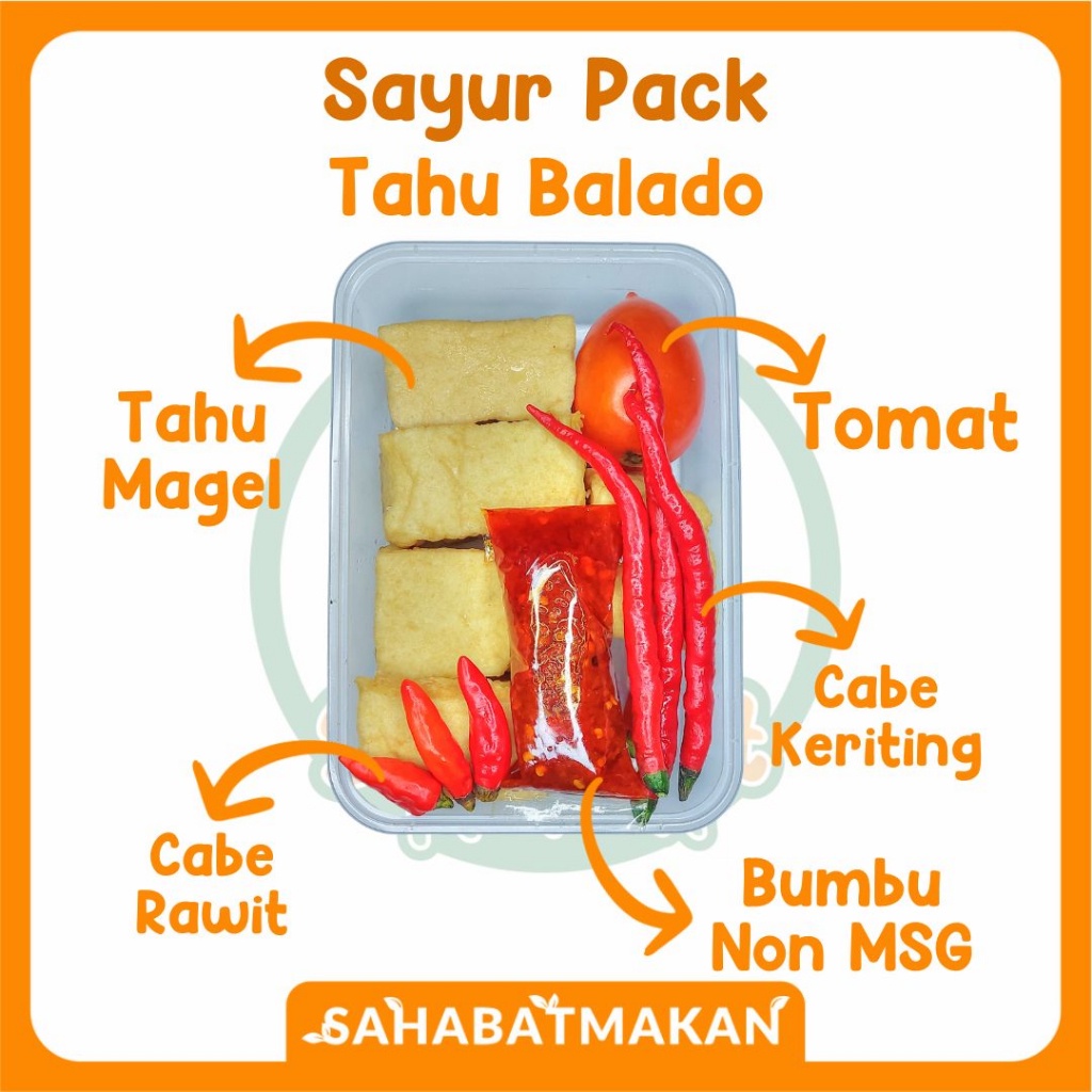 

Tahu Balado - Sayur Pack / Sayur Prep / Sayur Instant Â€” Sahabat Makan Sayur Jogja