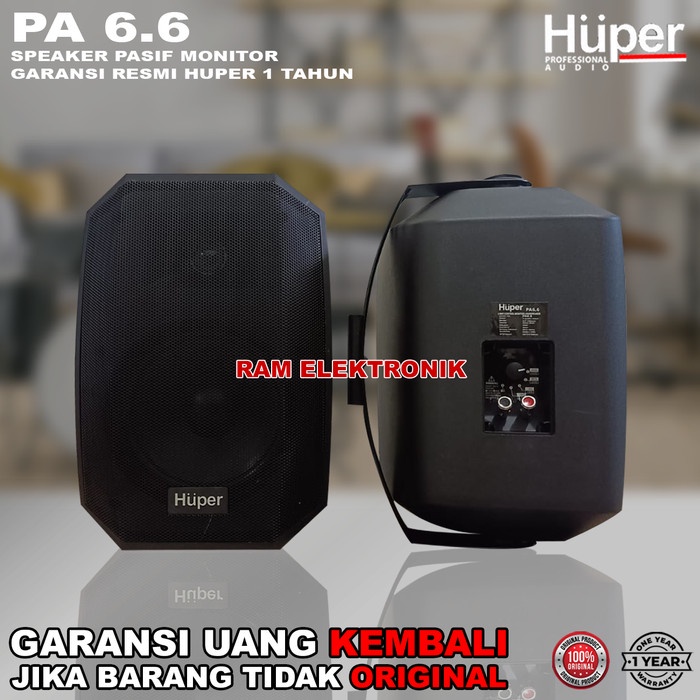 Ready Stock Speaker Pasif Huper Pa-6.6 / Pa6.6 Wall Speaker Gantung Original
