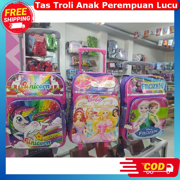 Tas Troli Anak Perempuan Paud Rangsel School Ank Sd Terbaru Tas Punggung Ransel Trolly Tk Sd Rangsel