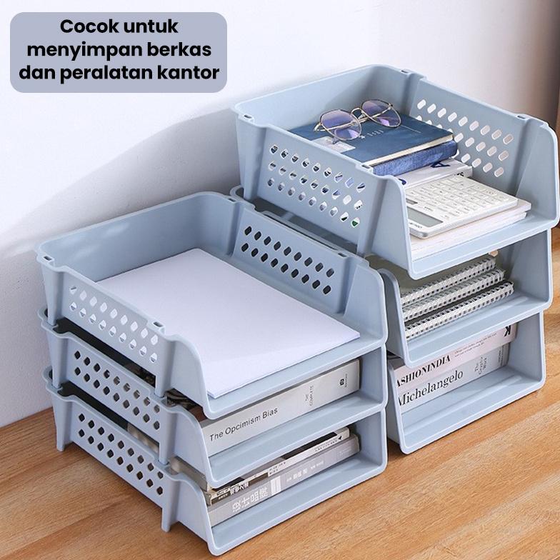 

Bisa COD Starlight Rak Meja Tempat File Susun Dokumen Kantor Rak Berkas Stationery Rak Baju Kamar Mandi Rak Kosmetik File Organizer Rak Meja Serbaguna HSB160 Original