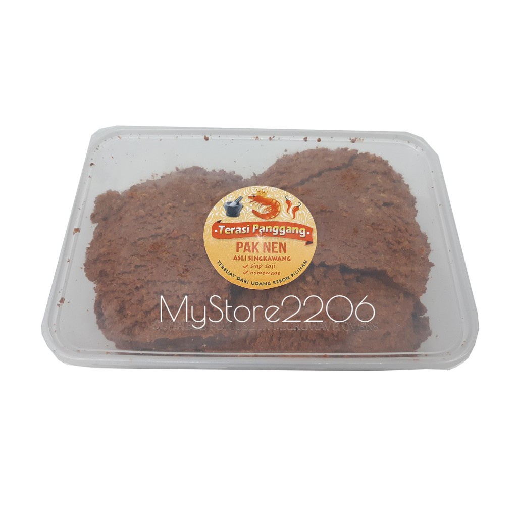 

Terasi Udang Panggang 500 Gram / Terasi Matang / Bulacan / Belacan Singkawang Pak Nen - Kalimantan