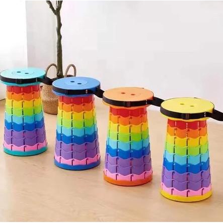 Kursi Lipat Portable Telescopic Kursi Lipat Pendek Kursi jongkok dapur