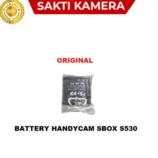 Battery Handycam Sbox S530 / Baterai Handycam Sbox S530 Np-40 Np40