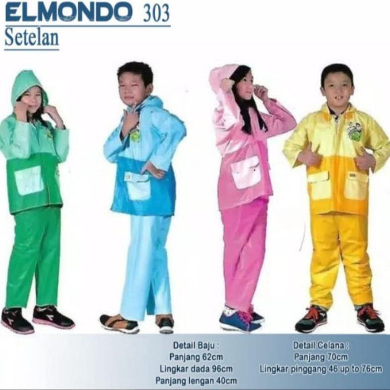 PROMO Jas Hujan Elmondo/Jas Hujan Anak Elmondo/Jas Hujan Anak Elmondo FootBall Club/Jas Hujan Termur