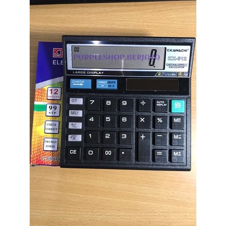 

COD Kalkulator Kawachi 12 Digit KX 512/Calculator Kawachi KX 512 SALE