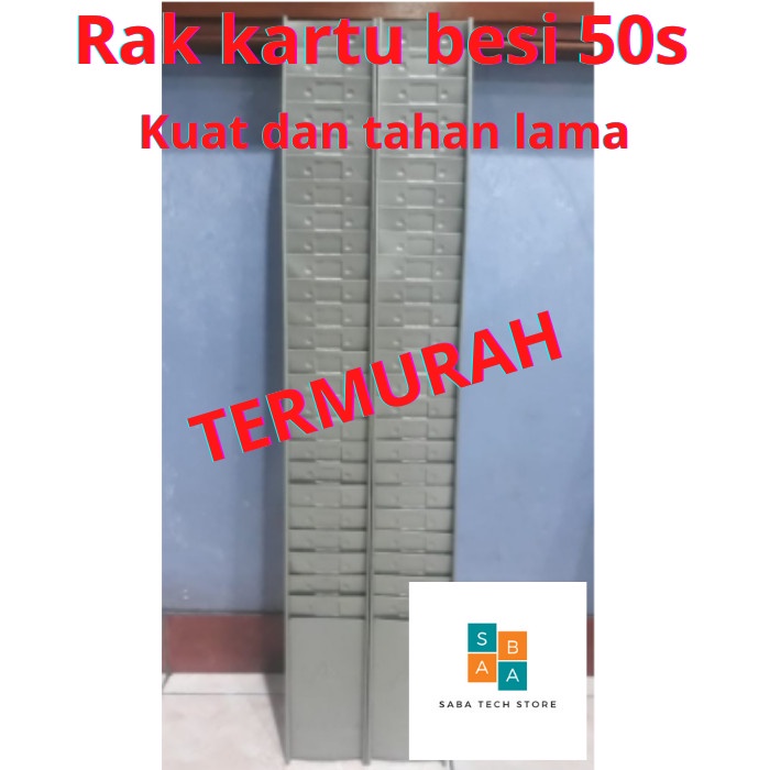 

SALE Rak kartu besi absensi 50s Termurah