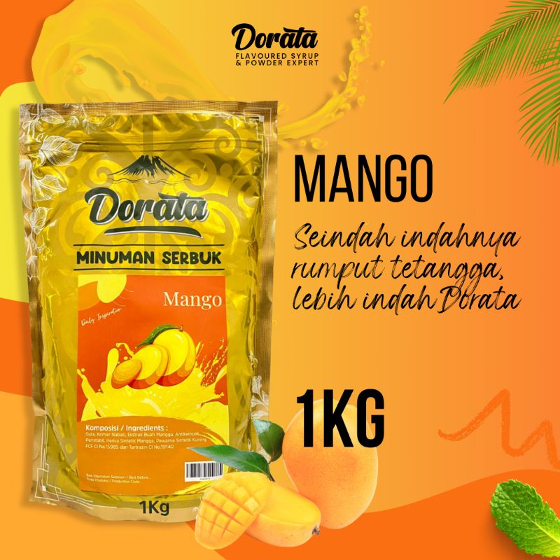 

Dorata Powder Drink Mango 1 Kg - Bubuk Minuman Rasa Mangga