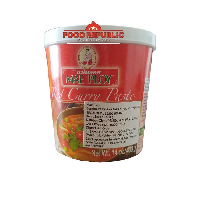 

MAE PLOY RED CURRY PASTE 400 GR - KARI PASTA MERAH IMPORT HALAL Best Seller