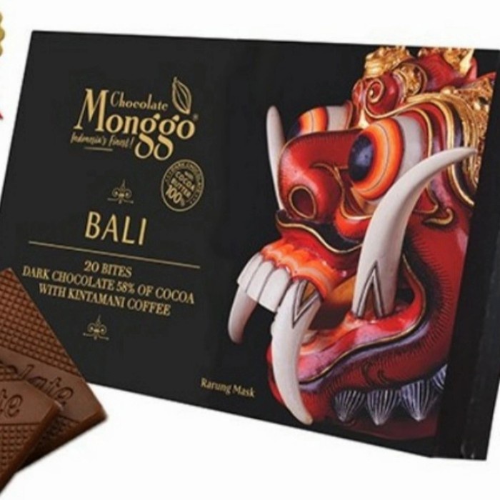 

Chocolate / Coklat Monggo Topeng Box Khas Bali 200Gr