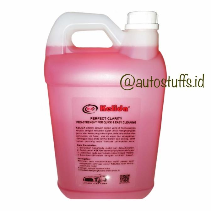 OBAT JAMUR KACA MOBIL KELIDA/ SUPER PEMBERSIH KACA/PEMBERSIH KACA 5L