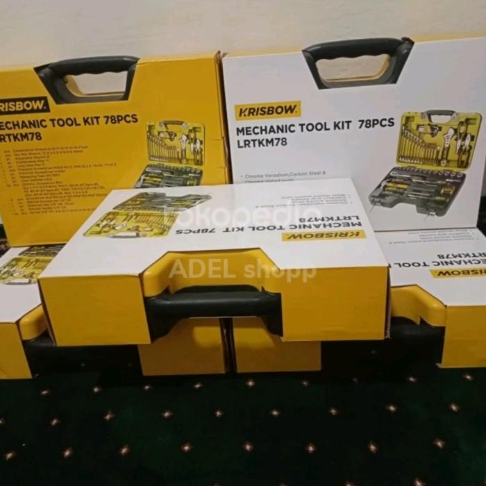 KRISBOW TOOL KIT SET 78 PCS ALAT MEKANIK KOTAK PERKAKAS