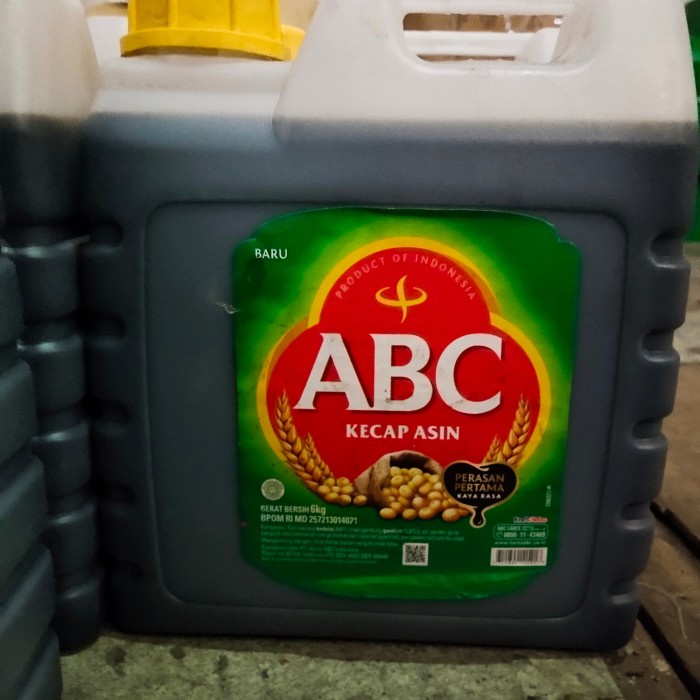 

Kecap Asin Abc Jerigen 6 Kg