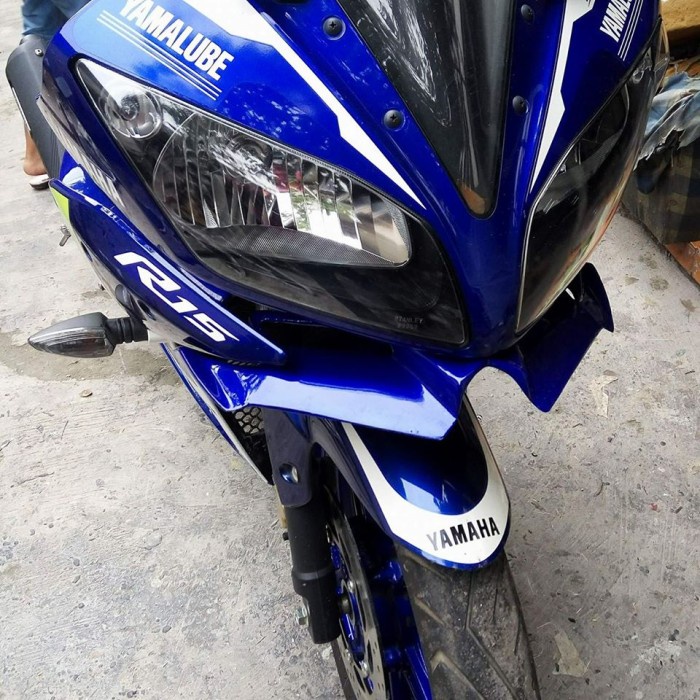 Winglet Yamaha R15 / Sirip Bawah Lampu Utama Yamaha R15 Terlarisss