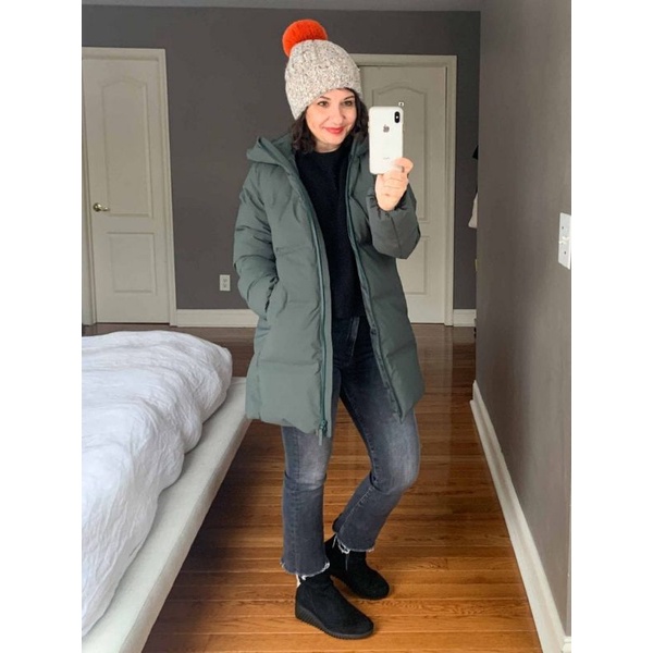 JAKET BULU ANGSA SEAMLESS UNIQLO