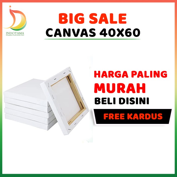 

Kanvas Lukis, Canvas 40X60 Cm, Kanvas Putih 70X70 Cm, Kanvas Jumbo