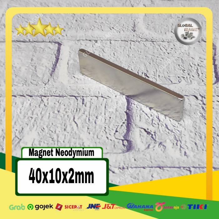 

Terbaru Magnet Neodymium 40X10X2Mm N52 Promo Terlaris