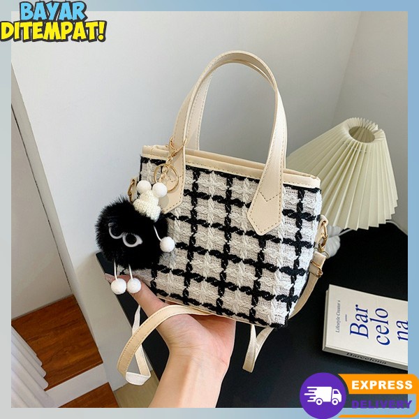 Tass Modern Korean Style Sling Bag Lucu Backpack Jinjing Kerja Original Kondangan Vintage Model Kore