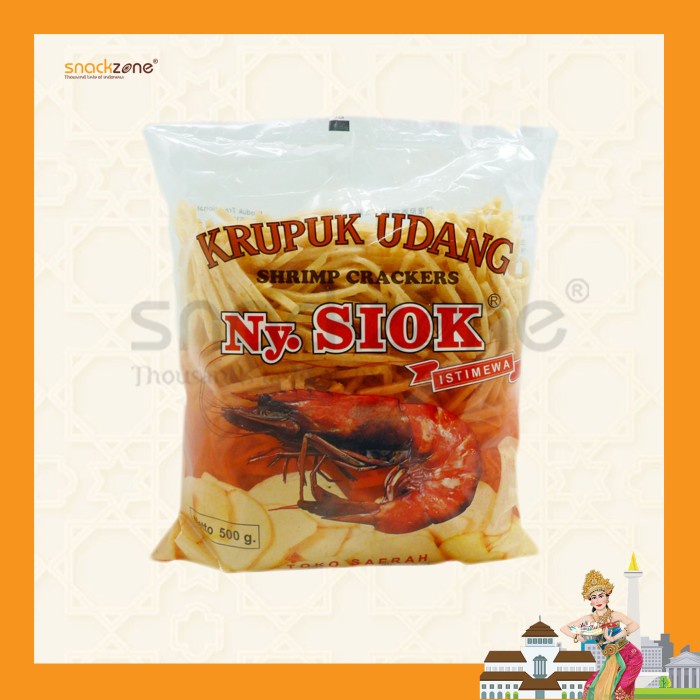 

Kerupuk - Kerupuk Udang Ny. Siok Stik / Kerupuk Udang Mentah Ny.Siok