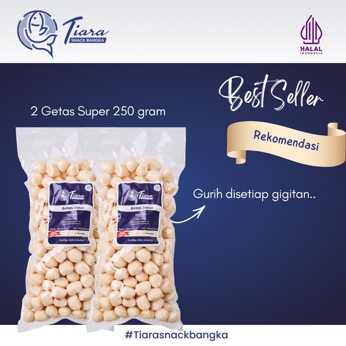

Kerupuk - Kerupuk Getas Super Ikan Tenggiri Asli Bangka By Tiara Snack Bangka