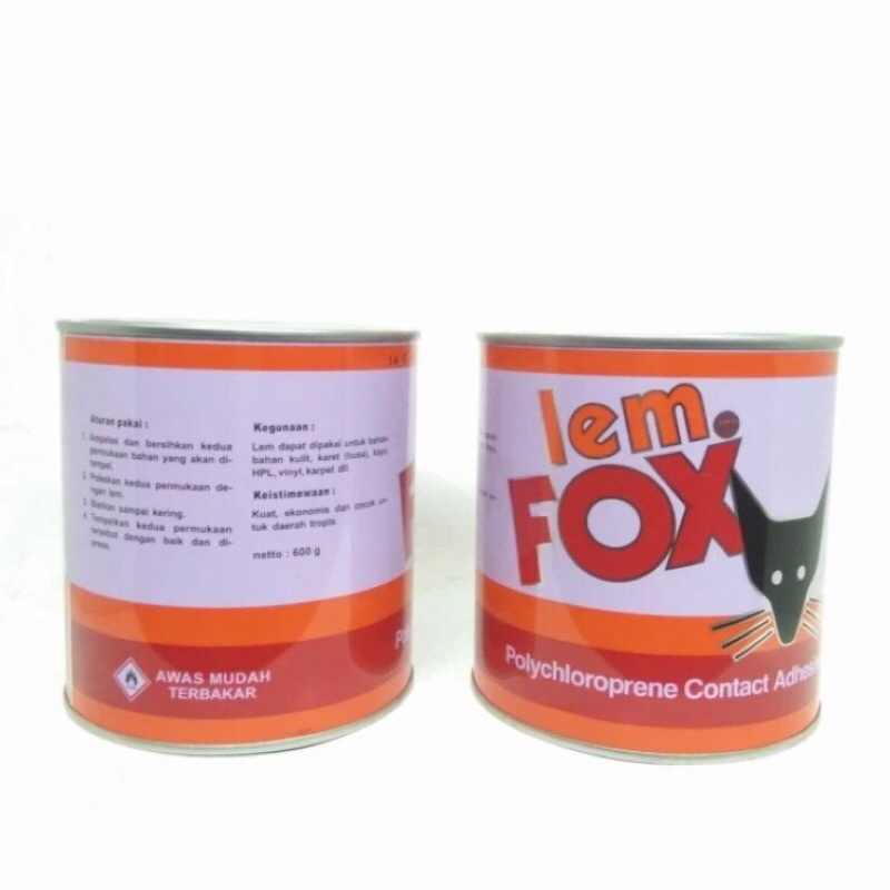 

Lem Kuning Fox Kaleng 600 Ml Lem Aibon Lem Karpet Lem Sepatu