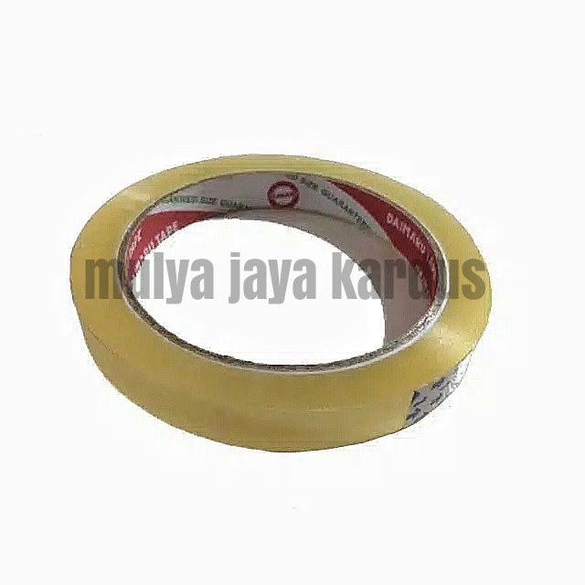 

Isolasi Bening Isolasi Kecil Lakban Kecil Daimaru Bening 0.5 inch 12mm 72 yard