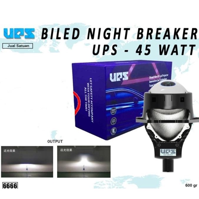 Projector BILED NIGHT BREAKER 3 Inchi UPS I Biled projie I Lampu utama