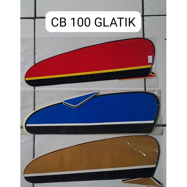 (Bisa COD) striping CB 100 glatik ori full body stiker glatik CB 100