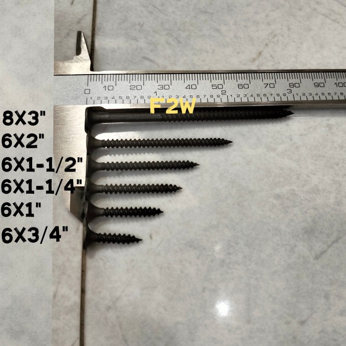 Sekrup Gypsum 6X2" Moon Lion Skrup Gipsum Drywall Screw 5Cm
