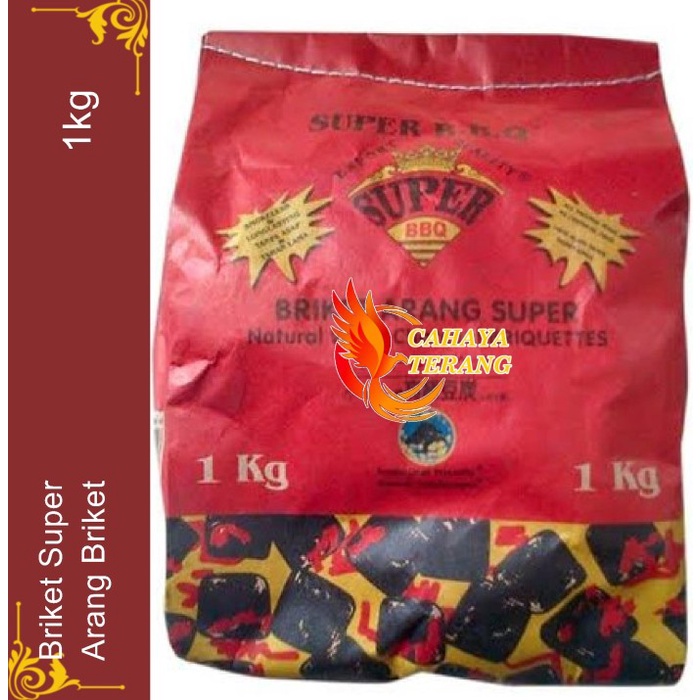 

Terbaru Briket Arang Super Bbq 1 Kg Pak Natural Wood Charcoal Briquettes 1Kg Promo Terlaris