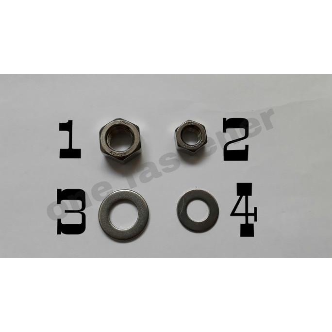 TERLARIS ring plat m16 stainless sus 304