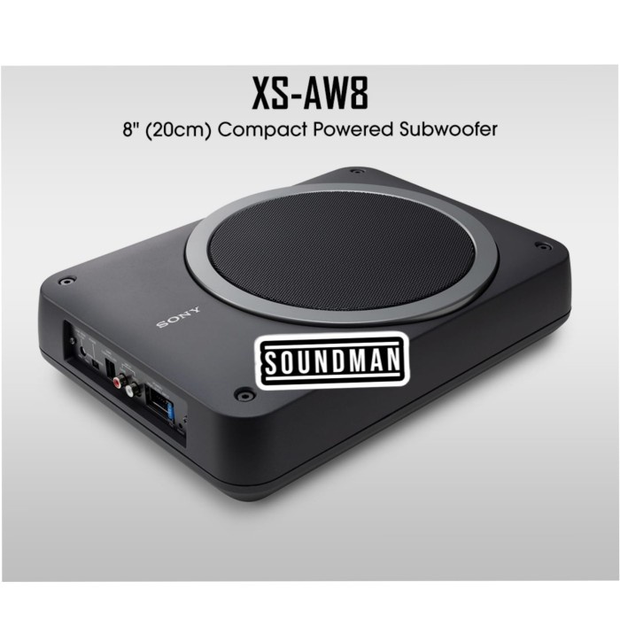 ✅New Ori Subwoofer Basstube Aktif Kolong Jok Sony Xs-Aw8 / Xs Aw8 Original Berkualitas