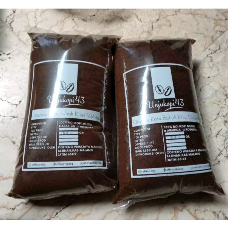 

Kopi bubuk robusta murni khas MALANG komersial 1kg