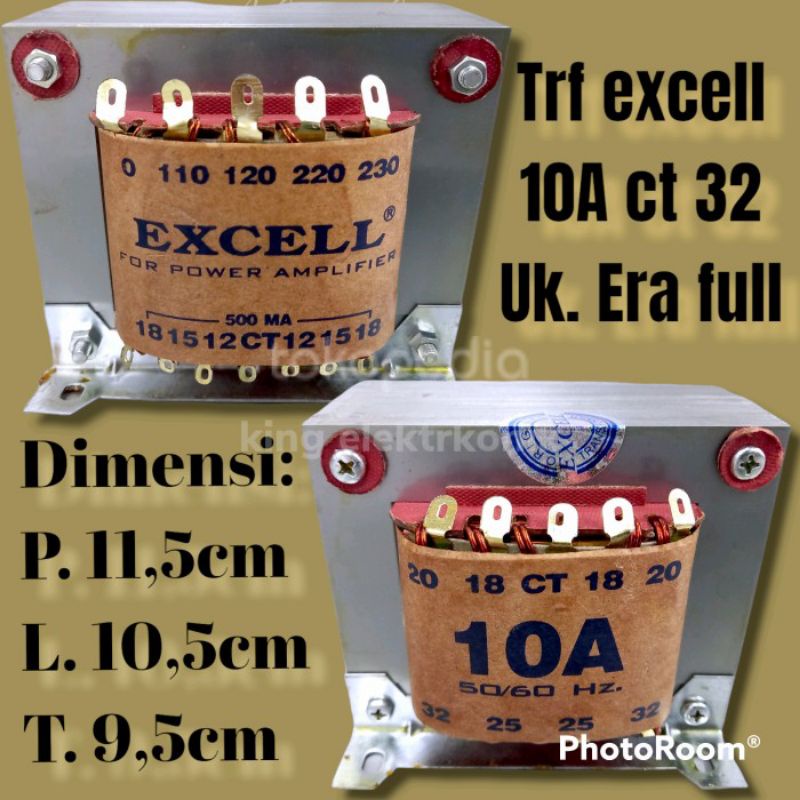 TRAFO EXCELL 10A CT32 UKURAN ERA