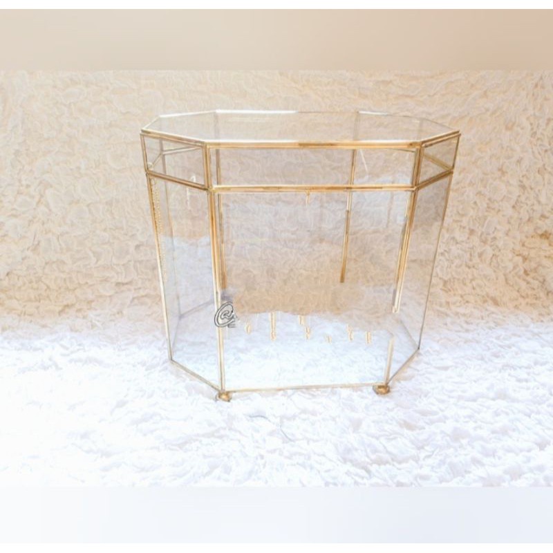 Box Seserahan / Box Kaca Ukuran 35X25X30Cm / Kotak Hantaran / Seserahan Wedding