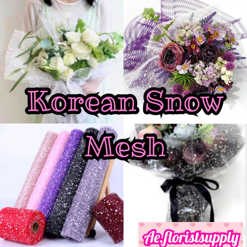 

Wrapping R Korean Snow Mesh Roll 51*3.6M