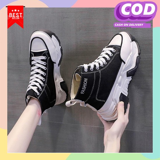 Sepatu Sapatu Boots Hak Tinggi Boot Cantik Wanita Terbaru Fashion Cewek Sepatu Cewek Bot Hils Ootd F