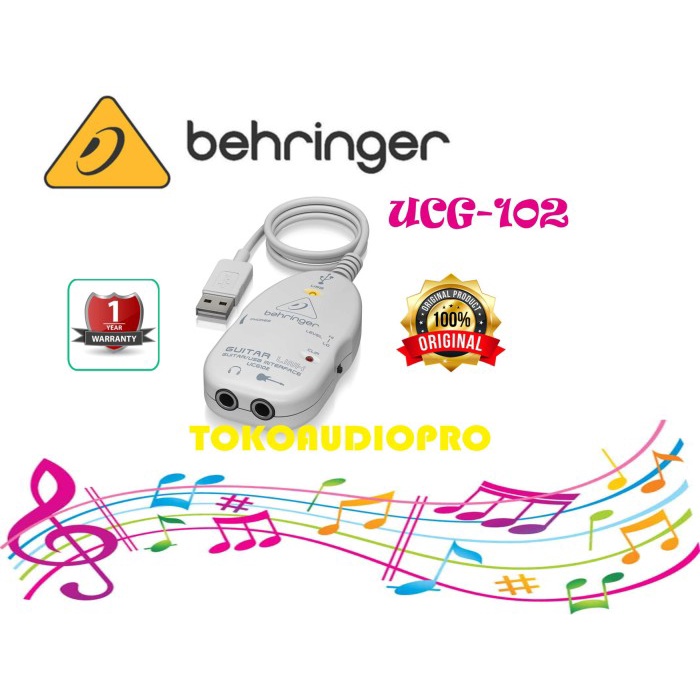 Behringer Guitar Link UCG102 USB Audio Interface