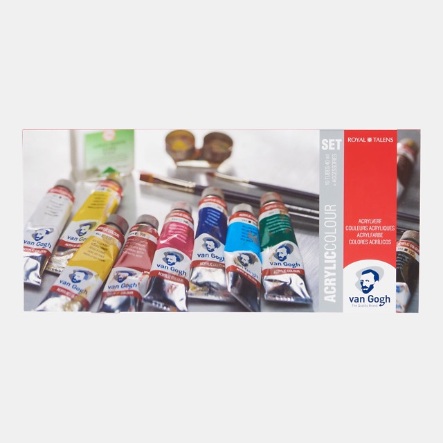 

Terbaru Van Gogh Acrylic Colour Advanced Set - Tube 10X40 Ml + Accessories Promo Terlaris