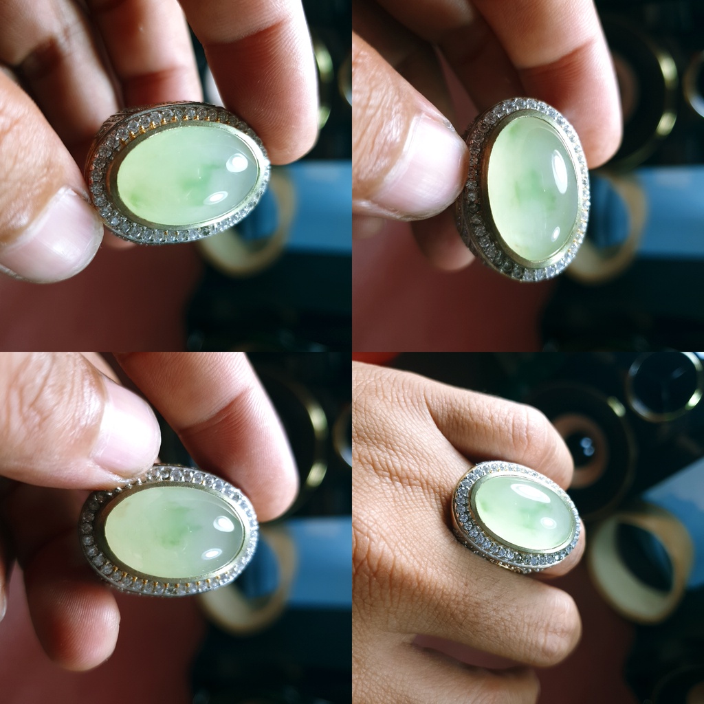 BATU CINCIN ICEJADE LUMUT TOTOL HIJAU SUPER BATU LUMUT ACEH NO40