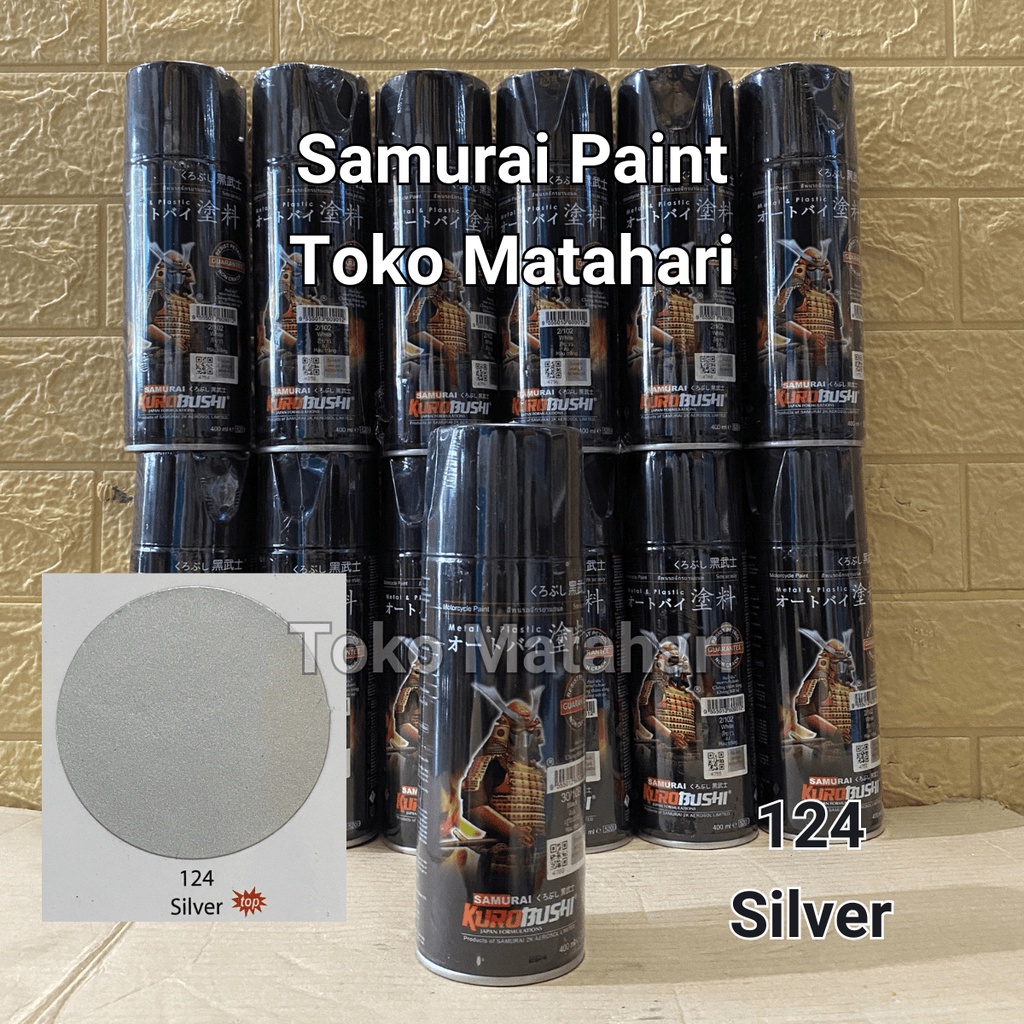 Samurai 124 Silver Cat Semprot Samurai Kurobushi