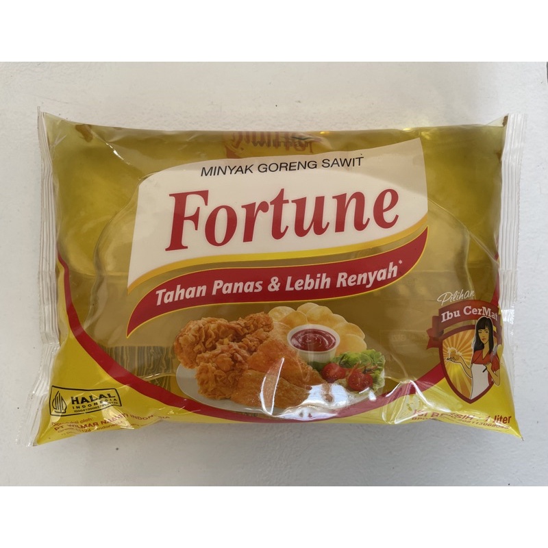 

MINYAK FORTUNE PILLOWPACK 1 Ltr