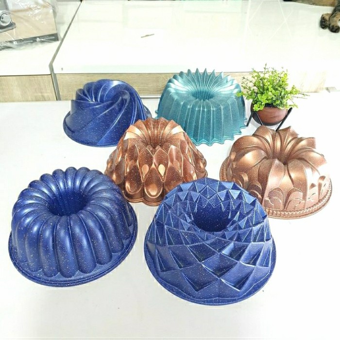 Loyang Bundt Anti Lengket/Loyang Sultan Kw/Loyang Murah/Loyang Marmer