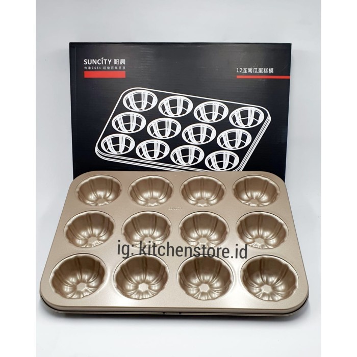

✅Original Suncity Scyc80115 Loyang Cetakan Bolu Donut Mini Cake Premium Limited