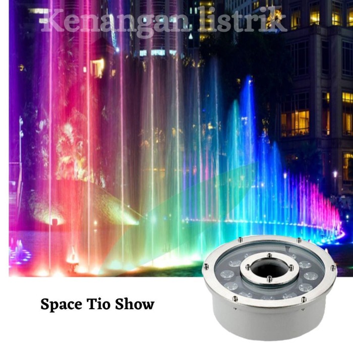 Lampu Kolam Air Mancur / Lampu Kolam 12watt RGB/Wwh Murah