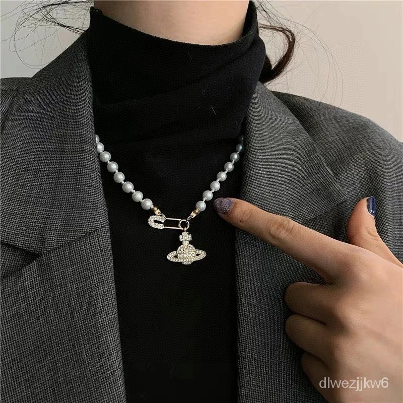 Ximpress Pin Kalung Mutiara Saturnus