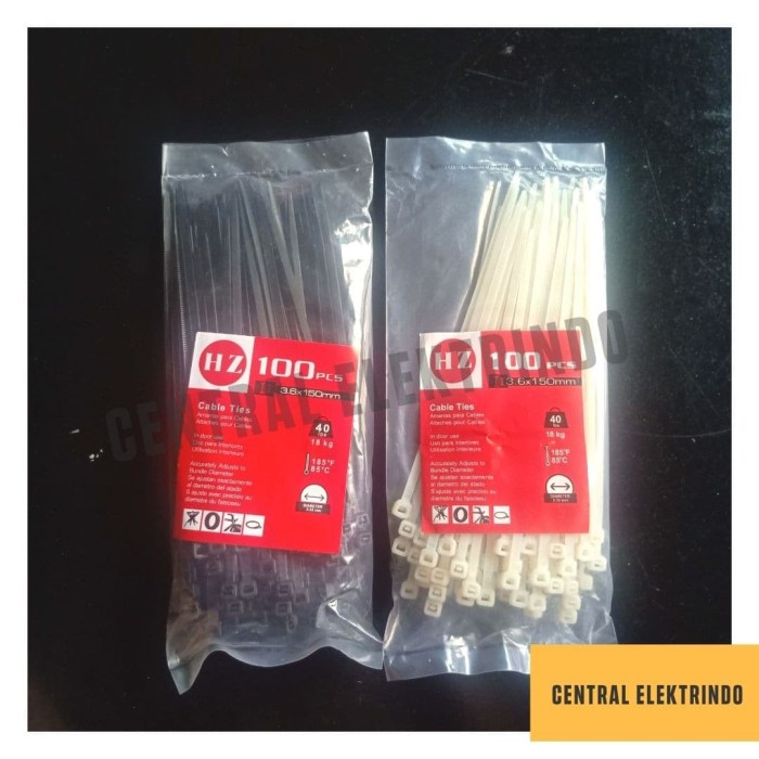 

Kabel Ties 3,6 x 150mm Cable Tie Kabel Tie Pengikat Kabel