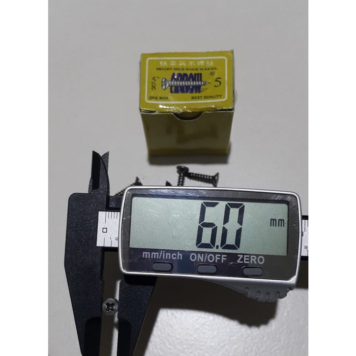 100Pcs Skrup Kayu 5/8" X 5 Arrow Kepala Plus - Paku Skrup + 5/8 5/8"X5 Ternampoll