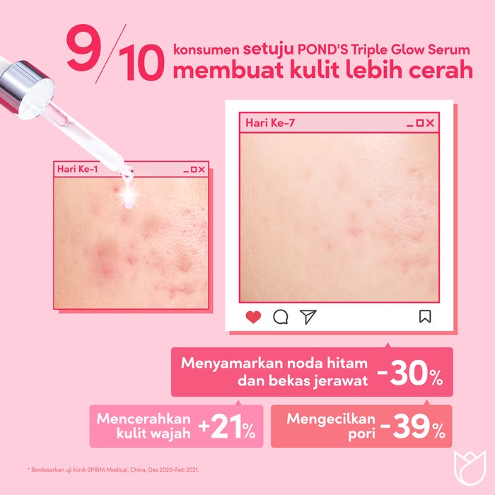Terbaru Ponds Bright Beauty Paket Bundling Cerah Alami Facial Foam & Serum