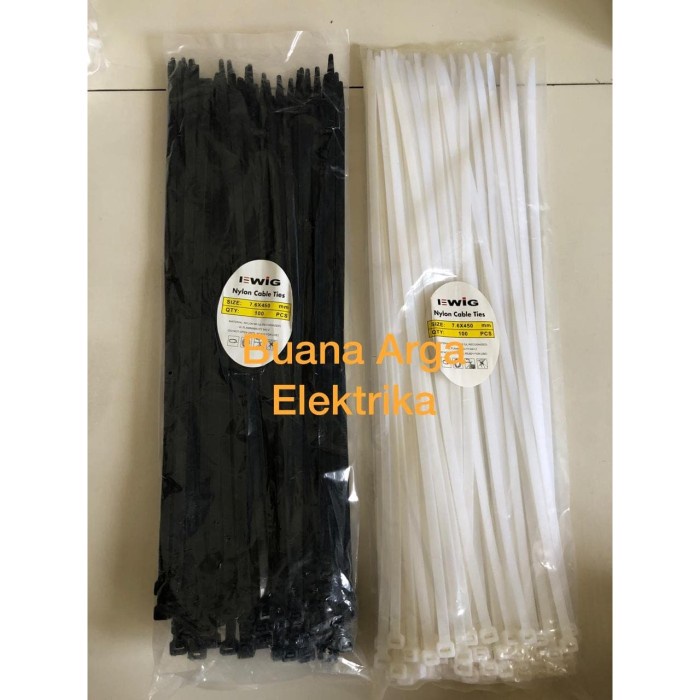 

Terbaru Kabel Ties Ewig 450 X 7,6Mm Cable Tie Kualitas Super Panjang 45Cm Promo Terlaris